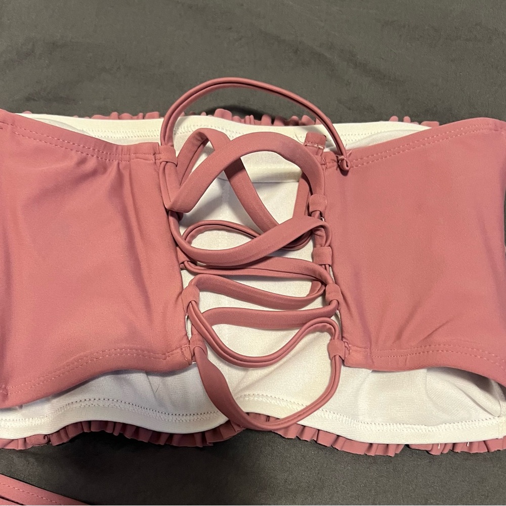 Target Smocked Bandeau Bikini Set